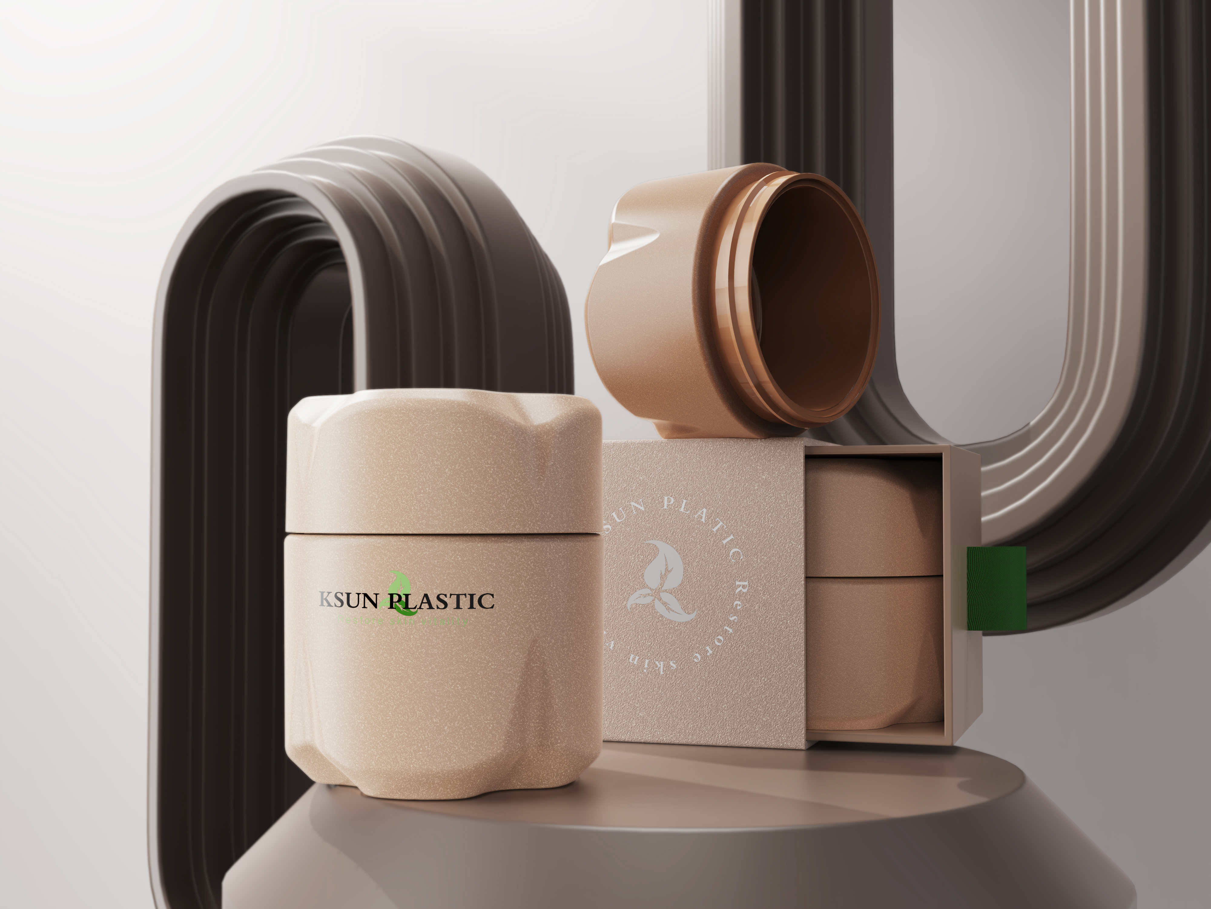 定制丨梅花膏霜瓶