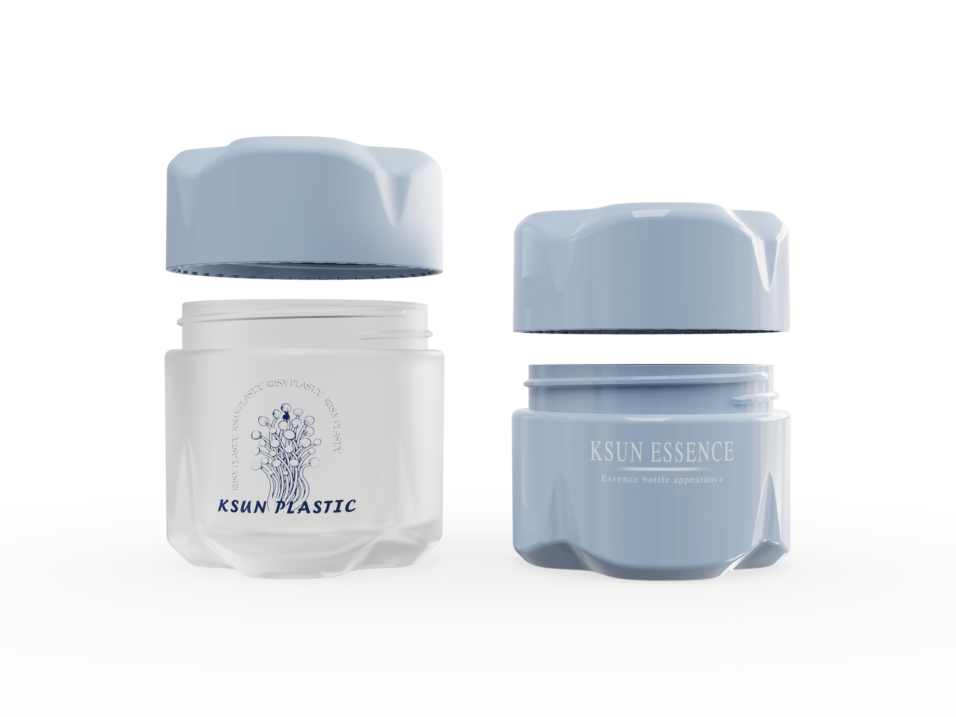 定制丨梅花膏霜瓶