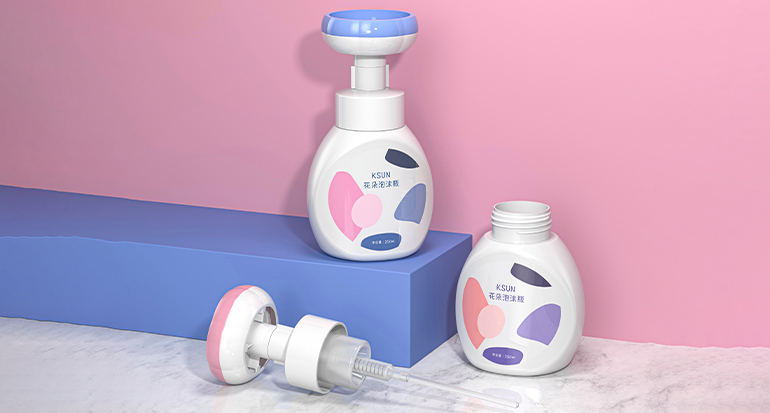 定制丨花朵起泡瓶