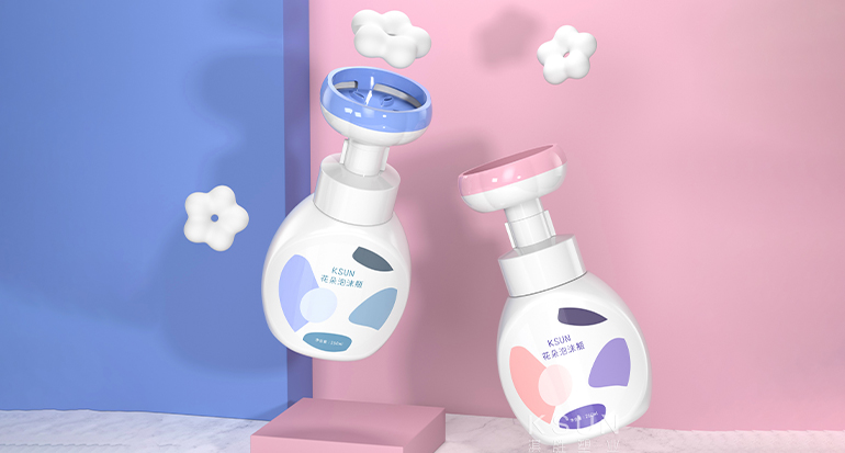 定制丨花朵起泡瓶