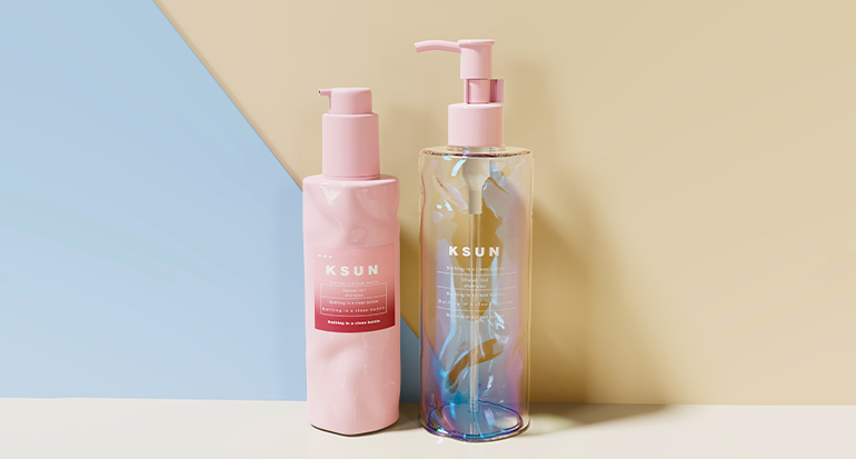 爆款丨水波纹乳液瓶