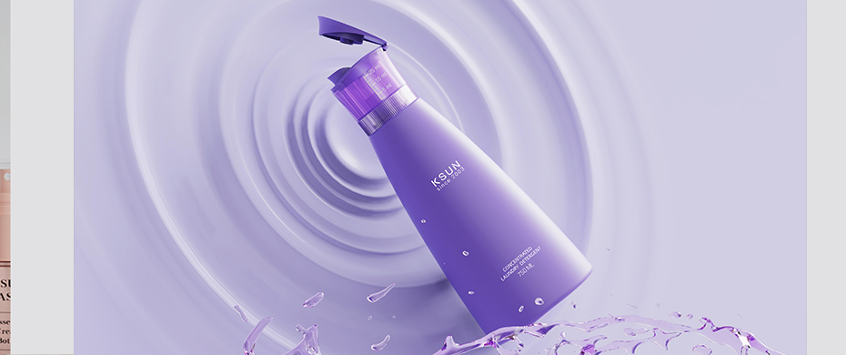 定制丨大容量挤压式洗衣液瓶