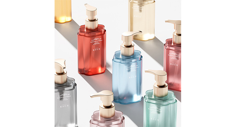定制丨花瓣阶梯乳液瓶